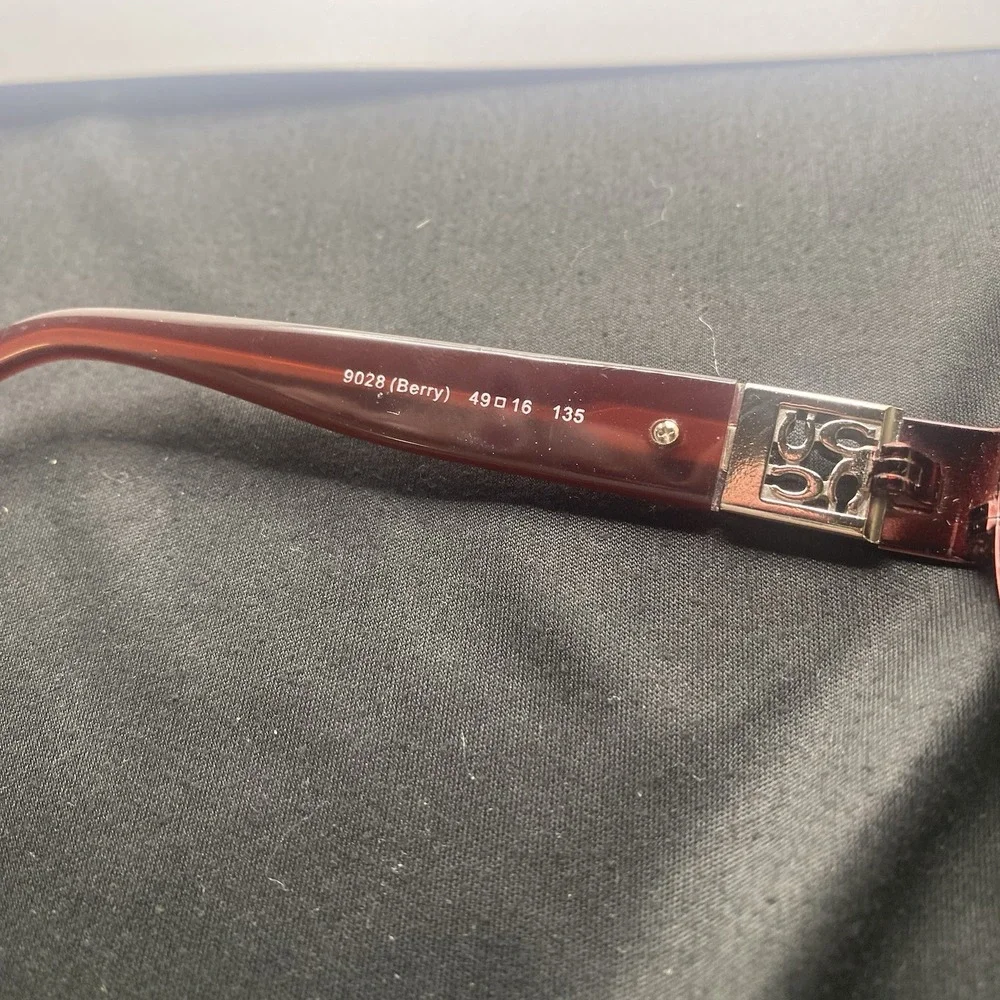 Coach Eyeglasses Women FRAME ONLY HC 5002B Reina 49-16-135 Berry Red 879